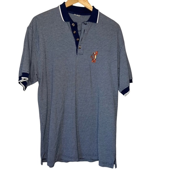 Walt Disney Men’s Tigger Polo Goff Shirt Resort Shirt Size Medium - Picture 1 of 10
